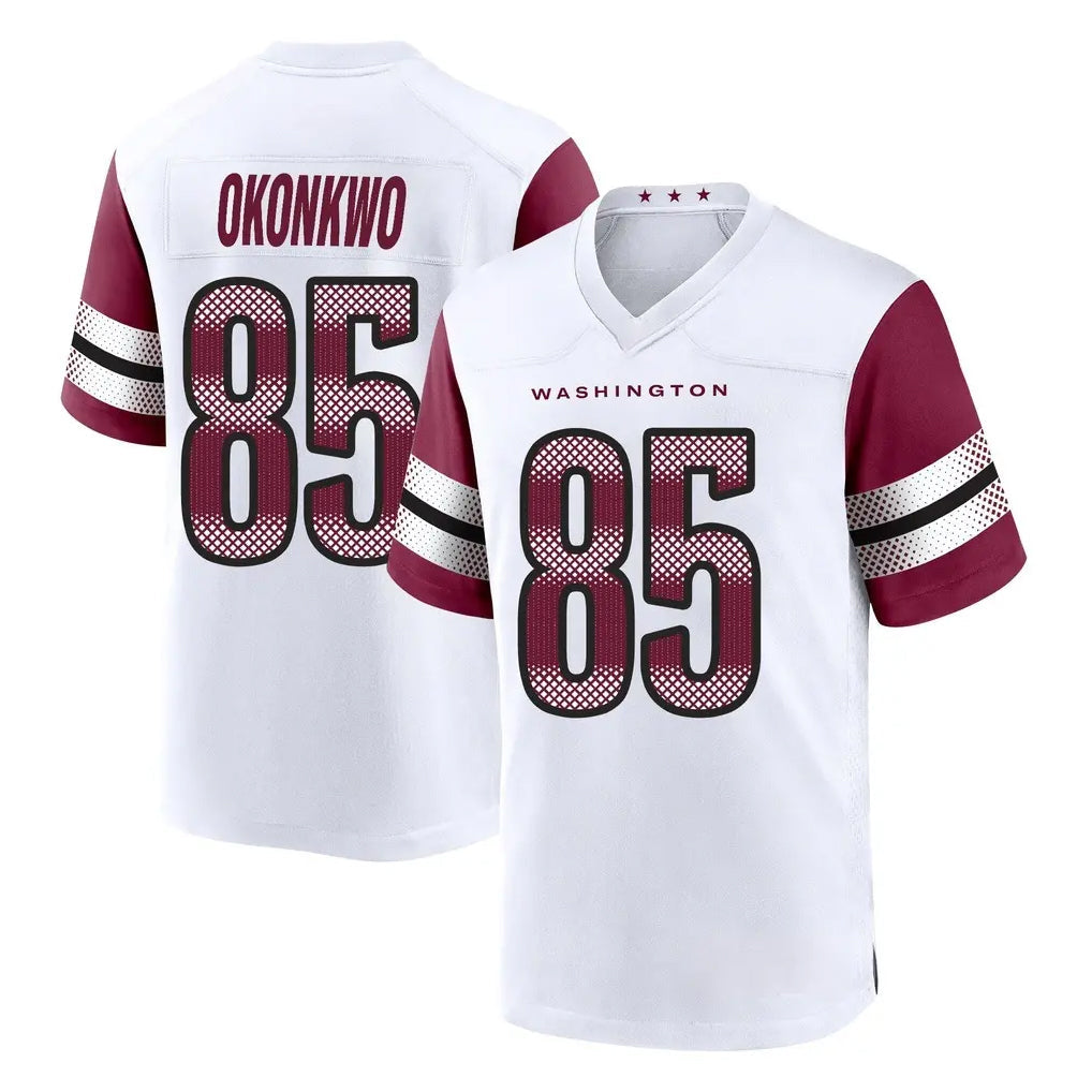 Pkot W.Commanders #85 Chig Okonkwo Player White Game Home Stitched Jerseys