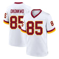 Pkot W.Commanders #85 Chig Okonkwo Player White Home Game Stitched Jerseys