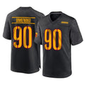 Pkot W.Commanders #90 Charles Omenihu Player Black Home Game Stitched Jerseys