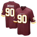 Pkot W.Commanders #90 Charles Omenihu Player Burgundy Team Color Home Game Stitched Jerseys