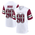Pkot W.Commanders #90 Charles Omenihu Player White Game Home Stitched Jerseys