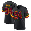 Pkot W.Commanders #94 Daron Payne Player Black Limited Home Game Stitched Jerseys