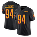Pkot W.Commanders #94 Daron Payne Player Black Limited Vapor F.U.S.E. Home Game Stitched Jerseys