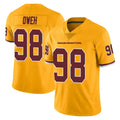 Pkot W.Commanders #98 Odafe Oweh Player Gold Limited Color Rush Home Game Stitched Jerseys
