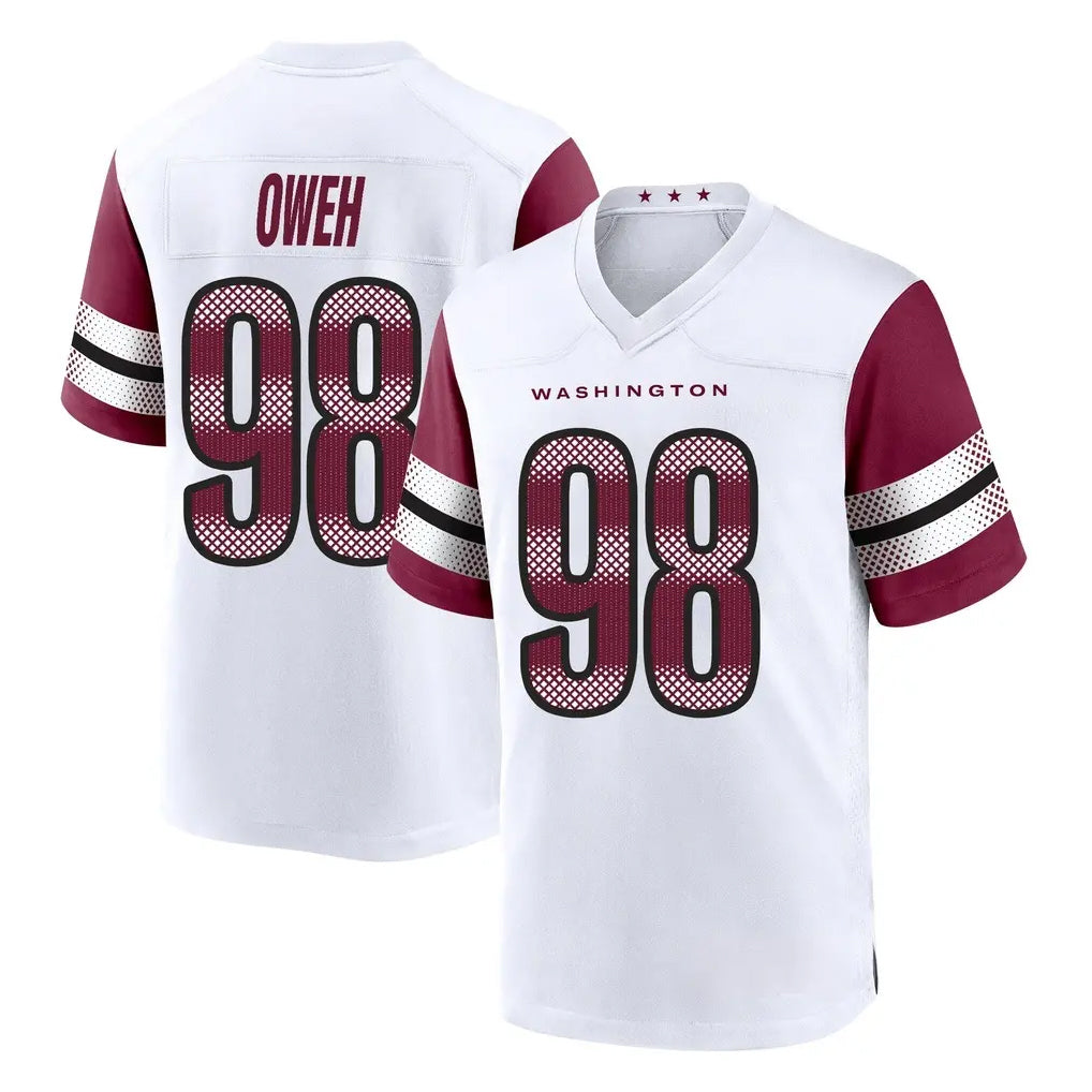 Pkot W.Commanders #98 Odafe Oweh Player White Game Home Stitched Jerseys