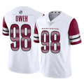 Pkot W.Commanders #98 Odafe Oweh Player White Limited Vapor Home Game Stitched Jerseys
