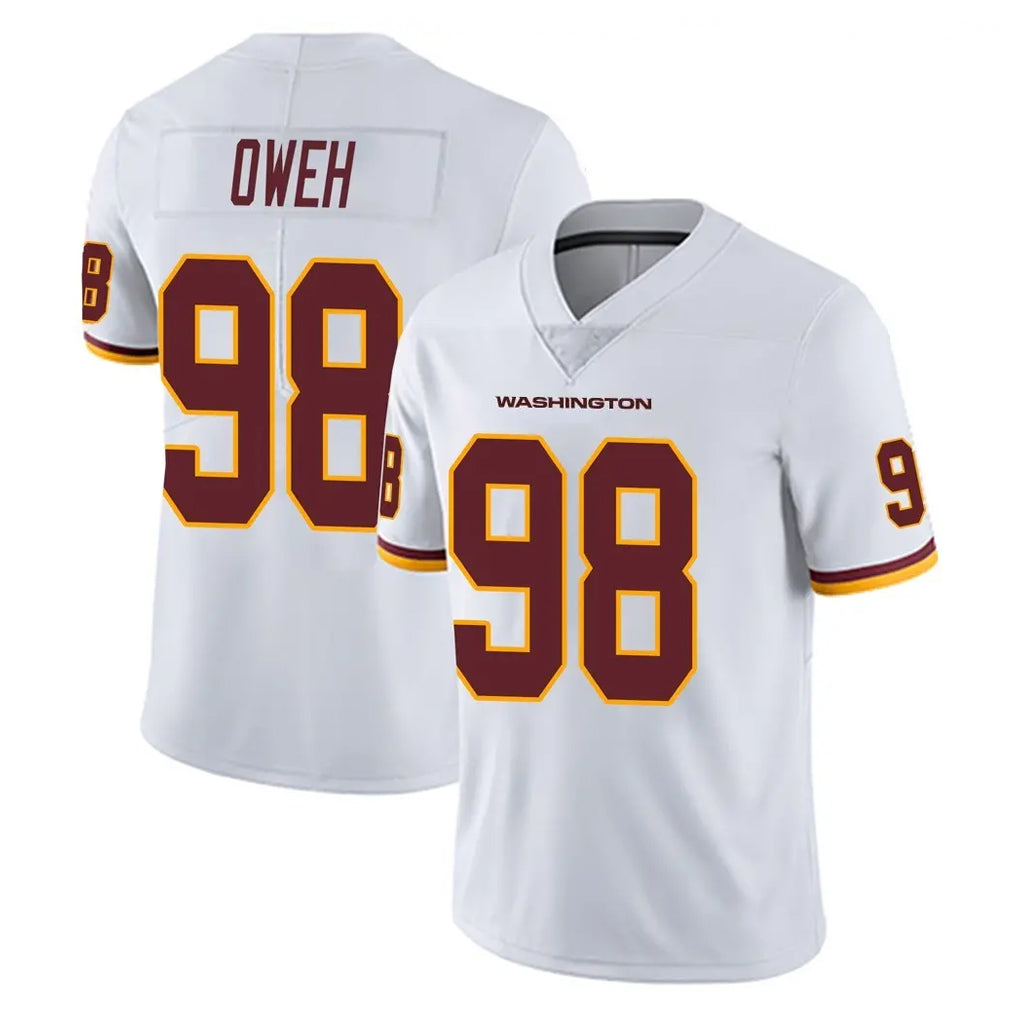 Pkot W.Commanders #98 Odafe Oweh Player White Limited Vapor Untouchable Home Game Stitched Jerseys