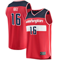 Pkot W.Wizards #16 Anthony Gill  Red Fast Break Replica Jerseys - Icon Edition