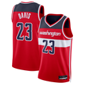 Pkot W.Wizards #23 Anthony Davis Red Swingman Jerseys - Icon Edition